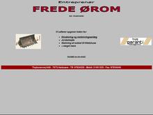 Entreprenør Frede Ørom